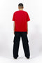 STATEMENT PRINTED T-SHIRT/RED