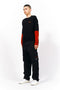 SWICHING KNIT SWEATER