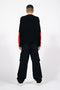 SWICHING KNIT SWEATER