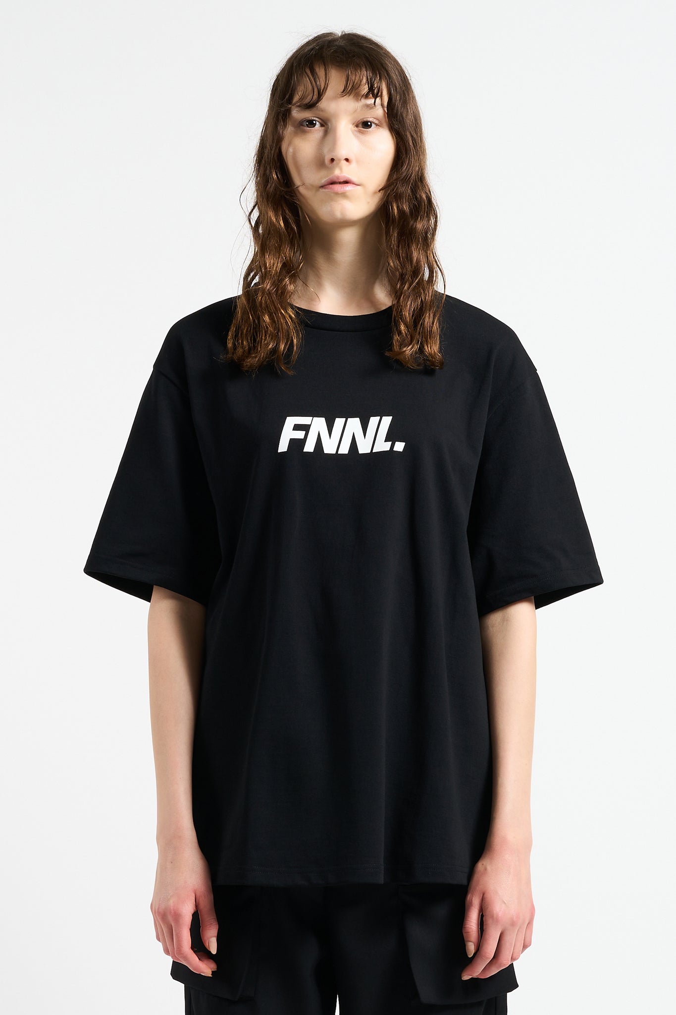 FNNL LOGO PRINTED T-SHIRTS BLACK