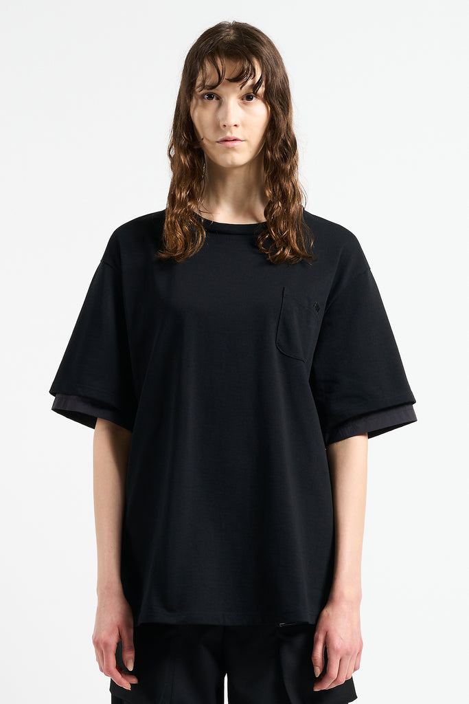 SHIRT LAYERED T-SHIRTS BLACK