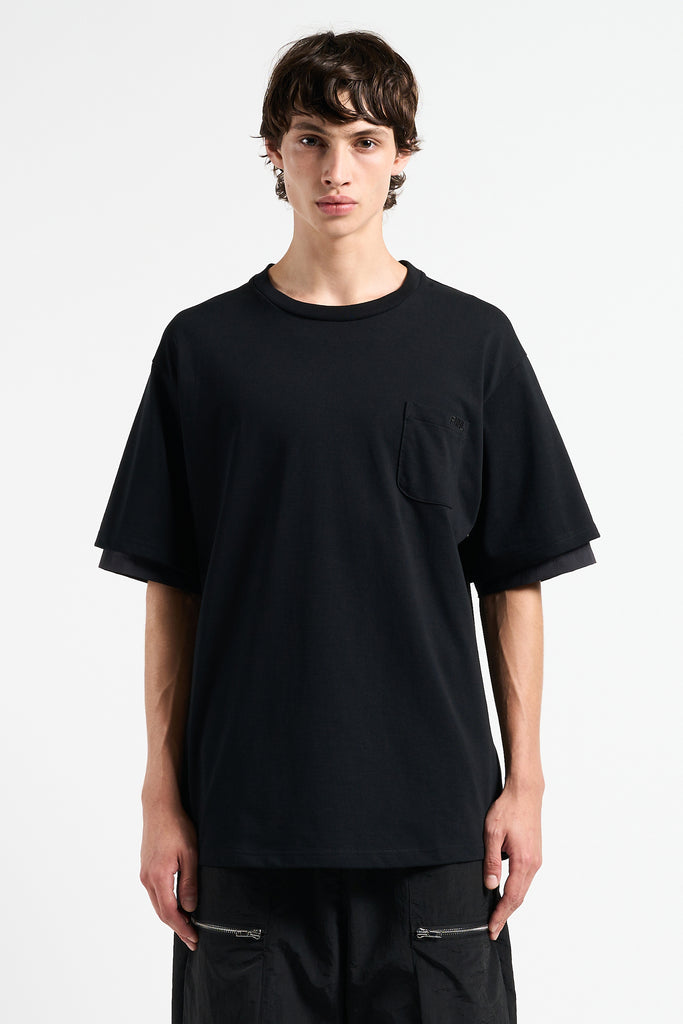 SHIRT LAYERED T-SHIRTS BLACK