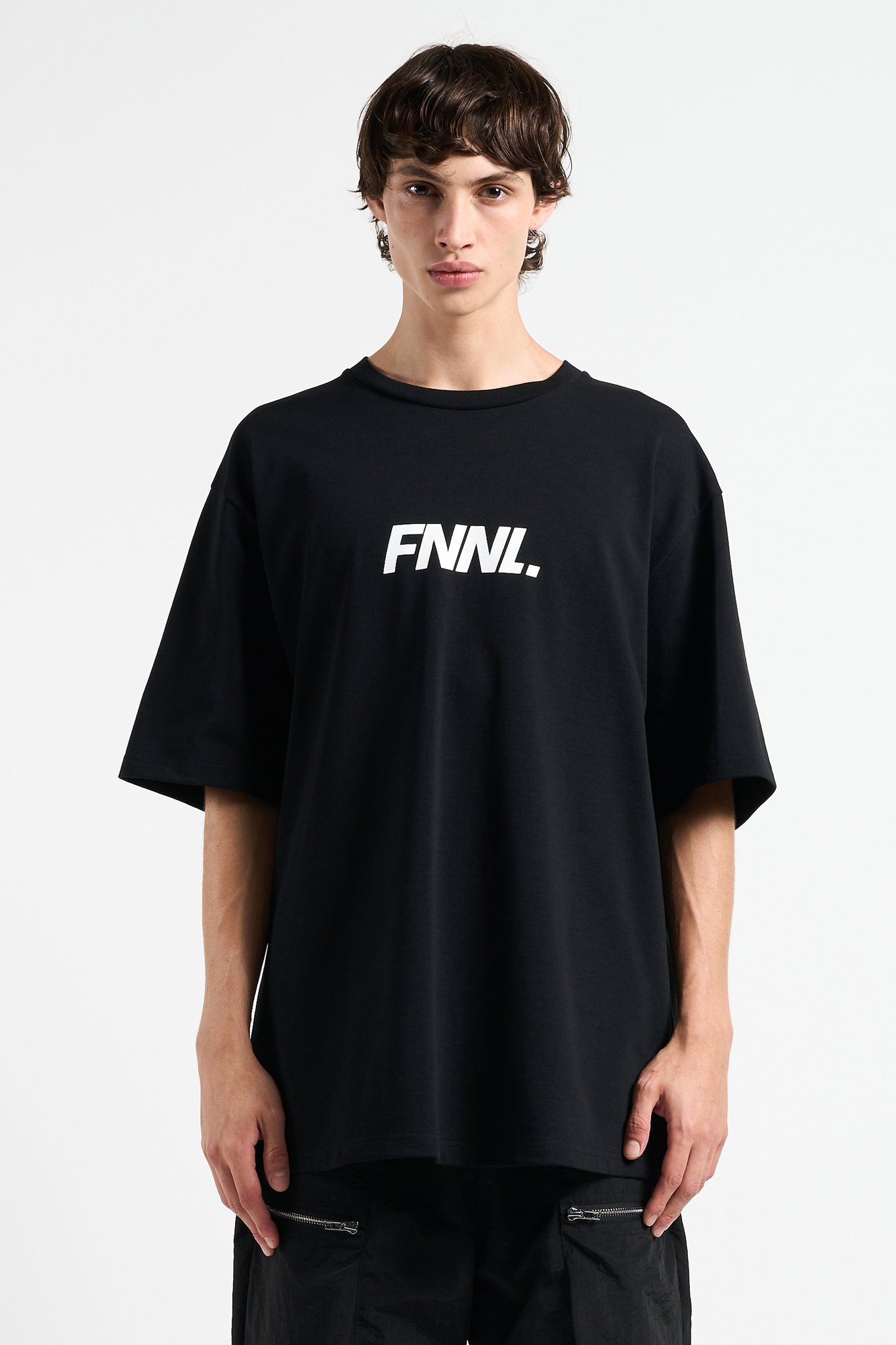 FNNL LOGO PRINTED T-SHIRTS BLACK