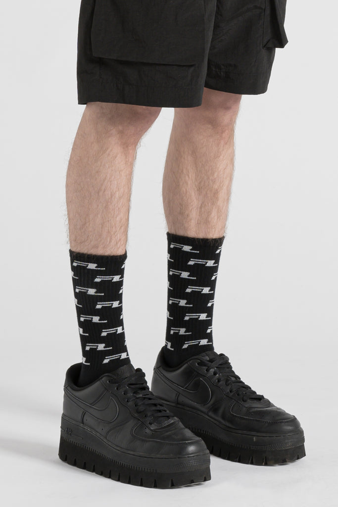 FL JACQUARD LOGO SOCKS