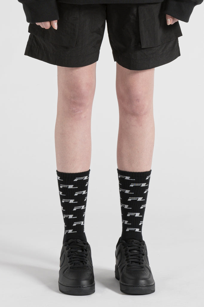 FL JACQUARD LOGO SOCKS