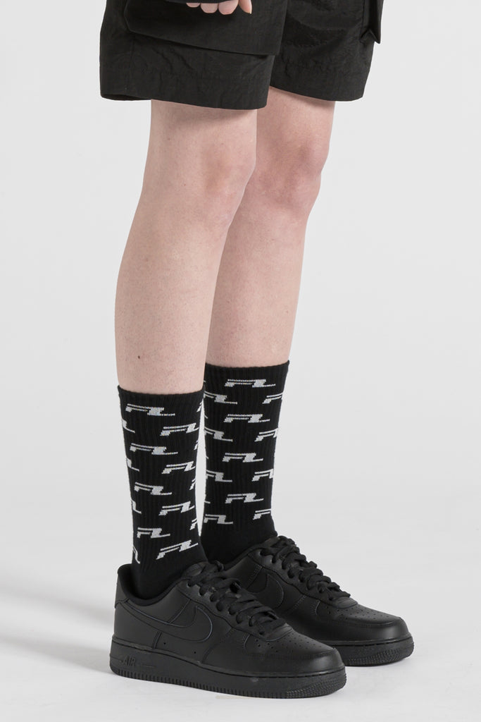 FL JACQUARD LOGO SOCKS