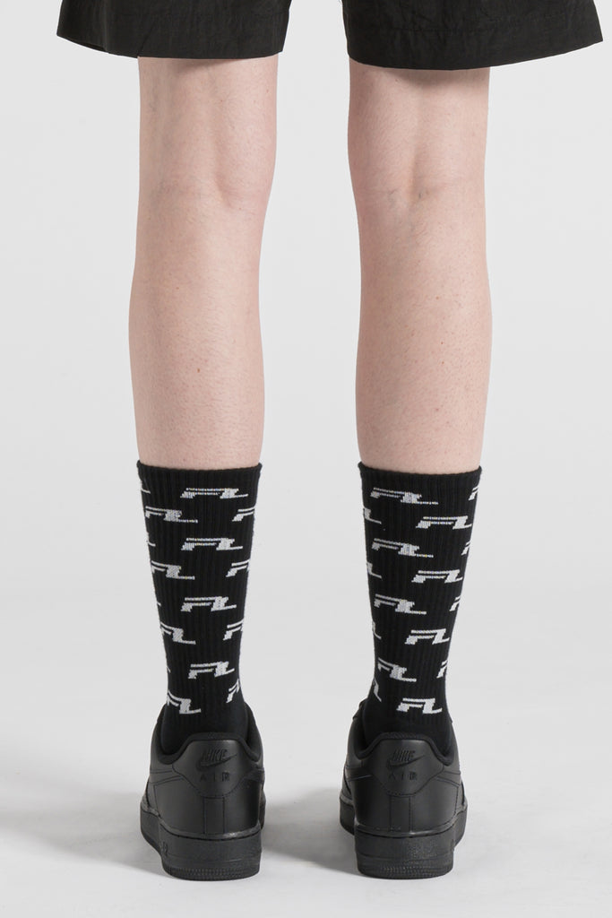 FL JACQUARD LOGO SOCKS