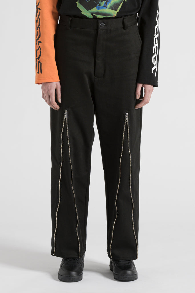 ZIPPED TROUSERS