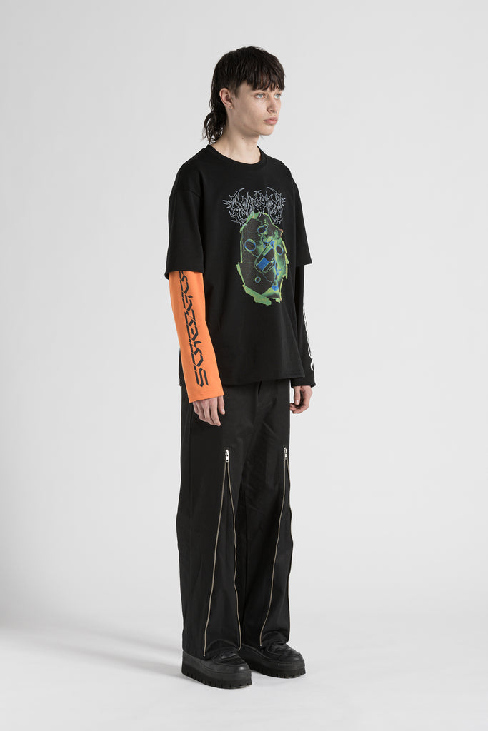 LAYERED PRINTED L/S T-SHIRTS